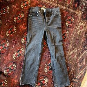 Gray Wash Madewell Jeans Size 28